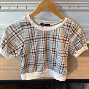 Plaid Crop Top